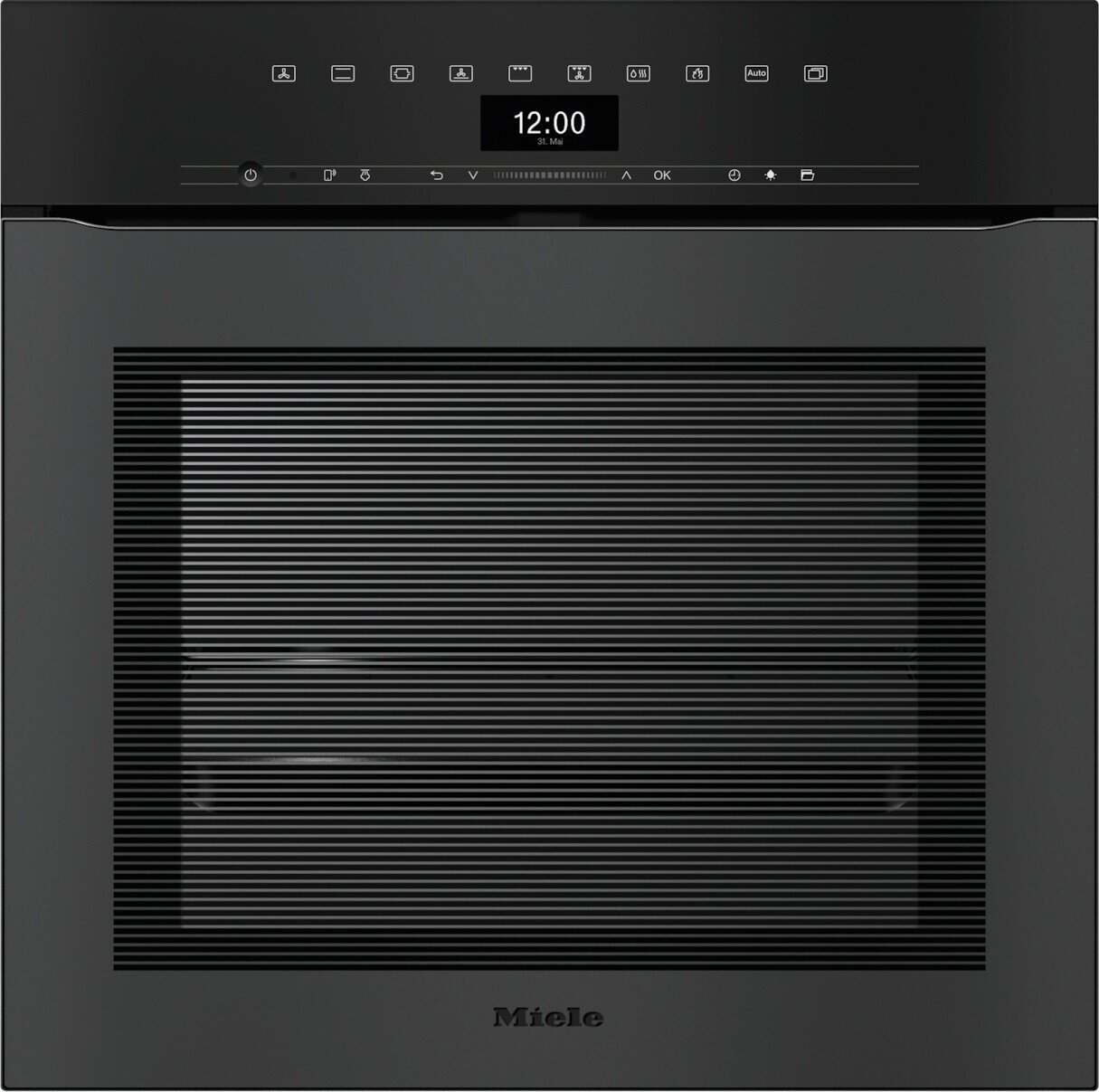 Духовой шкаф электрический без ручек Miele H 7464 BPX OBSW mat